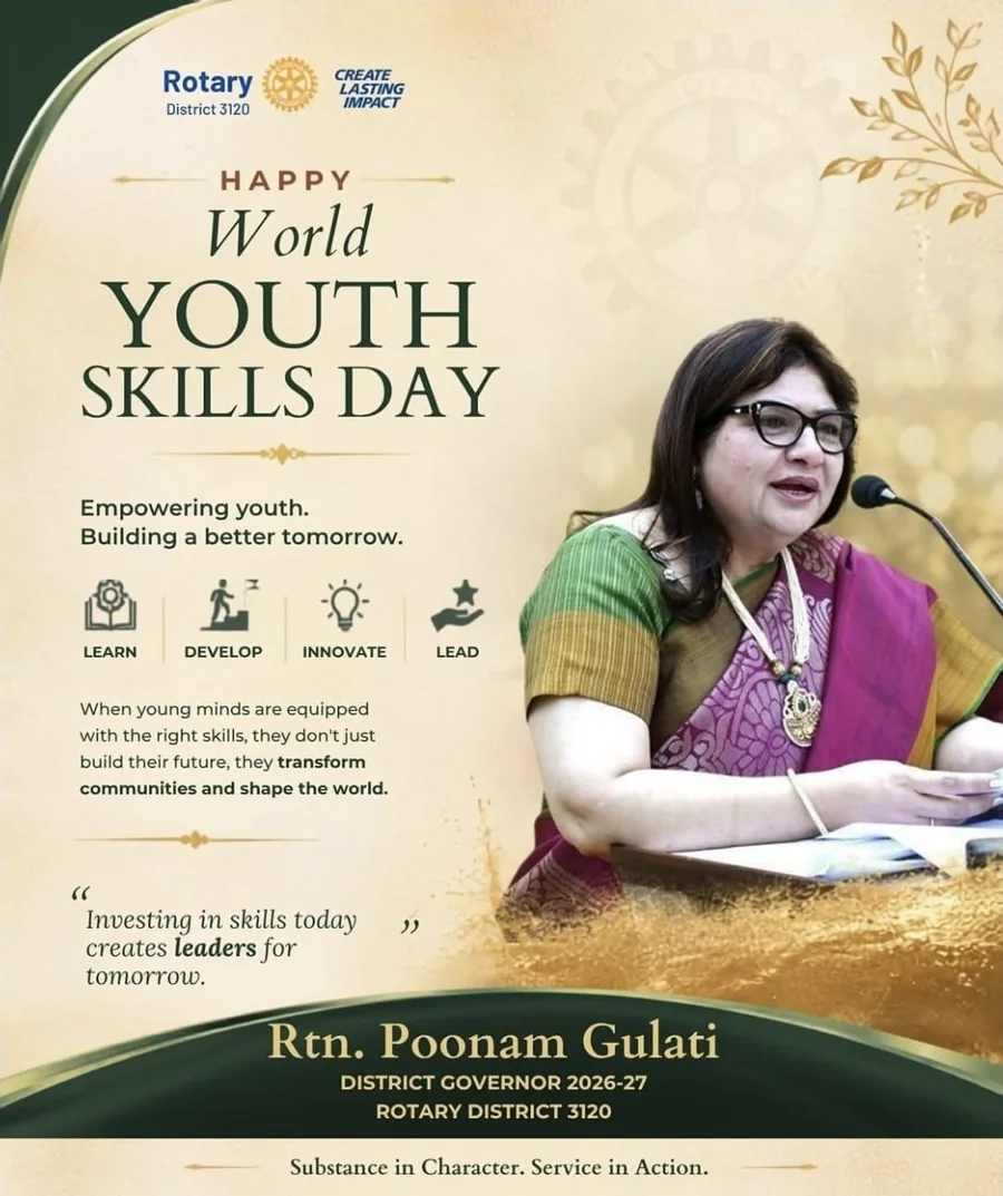 Poonam Gulati, Rotary leader