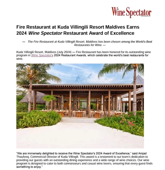 Wine Spectator award coverage
